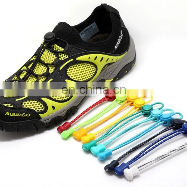 Cheap Colorful Locking no Tie Elastic Shoelace photo-4