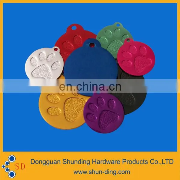Round Aluminum Dog Tags