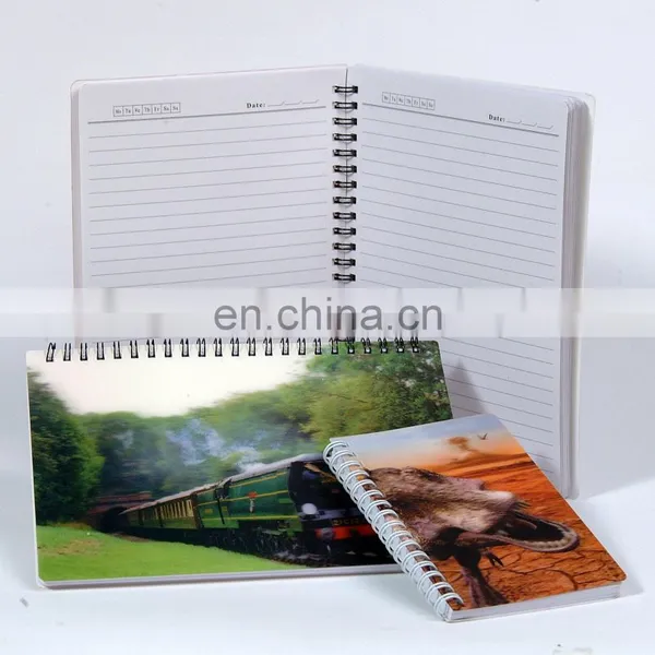 Lenticular Manufacturer Spiral Bind Note Book With High Quality photo-3
