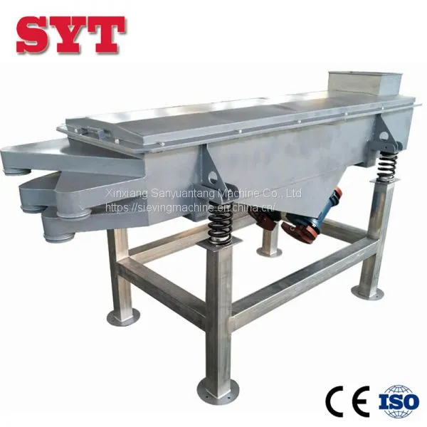 Carbon Steel Linear Silica Sand Vibration Screen Machine for Quartz Sand / Powder photo-3