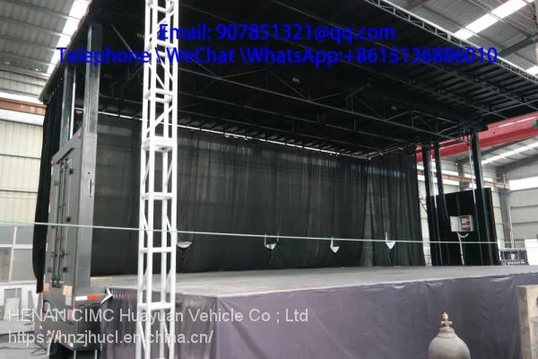 Roadshow 8.5 m Led Mobile Stage Trailer Truck for Sale photo-3