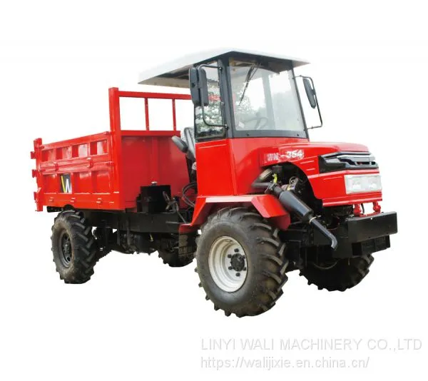 4WD Articulated Steering Fruit Transportation Tractor for Swamp Area photo-3