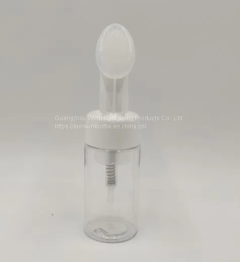 Free Samples Empty Cosmetic Packaging Pet Plastic Bottle With Brush or Pump