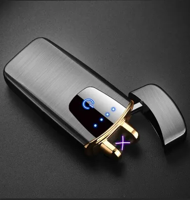 Battery Indicator Fingerprint Touch Sensor Cigarette Lighter Made Of Ceramics photo-3