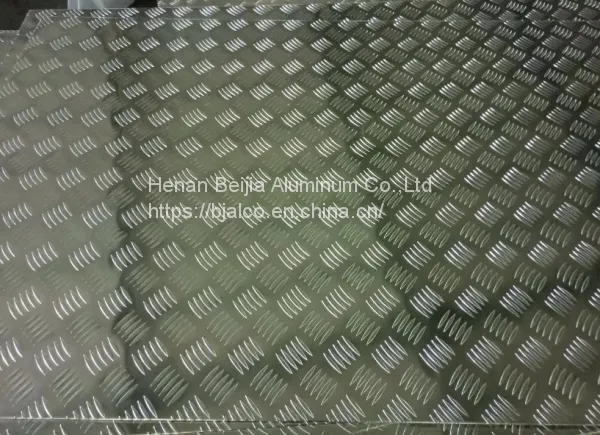 A1050 1060 1100 3003 3105Aluminium Checker / Tread Plate 5 Bar photo-4