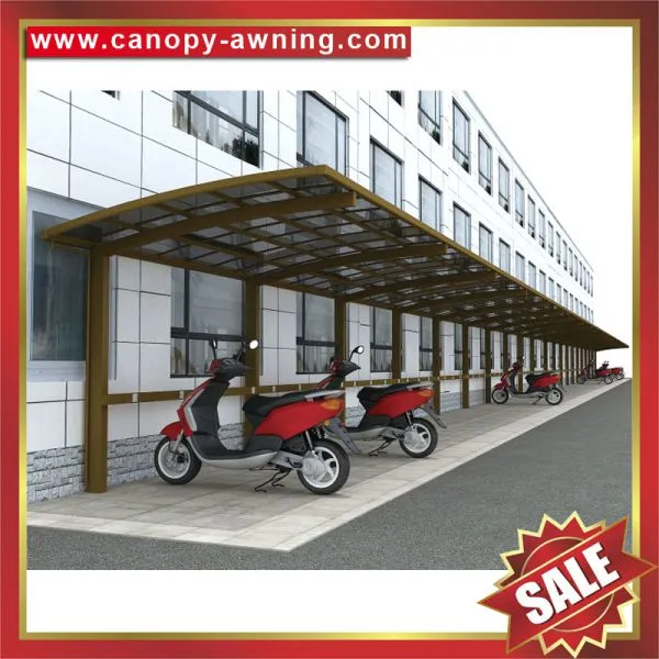 Outdoor Alu Aluminum Aluminium pc Polycarbonate Bus Shelter Canopy Awning photo-3