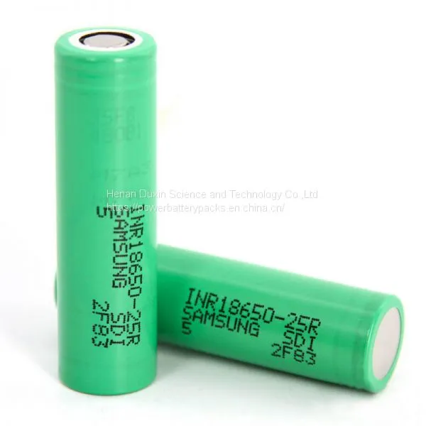 Lithium Battery 18650 Battery Cell 3.7V 2500mah 25R Battery for Electric Vape