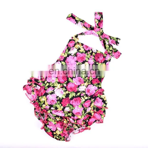 Wholesale Girl Floral Clothes Baby Kid Romper photo-2