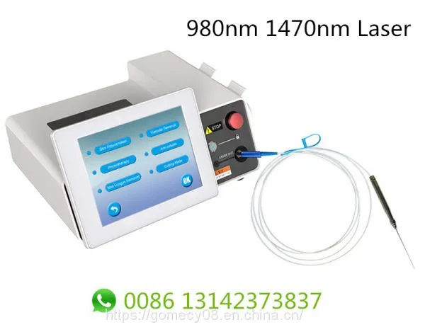 980nm 1470nm Surgical Diode Laser Therapy Machine Dental Treatment Physiotherapy Nail Fungus Removal Spider Veins Treatment Lipolysis Fat Removal