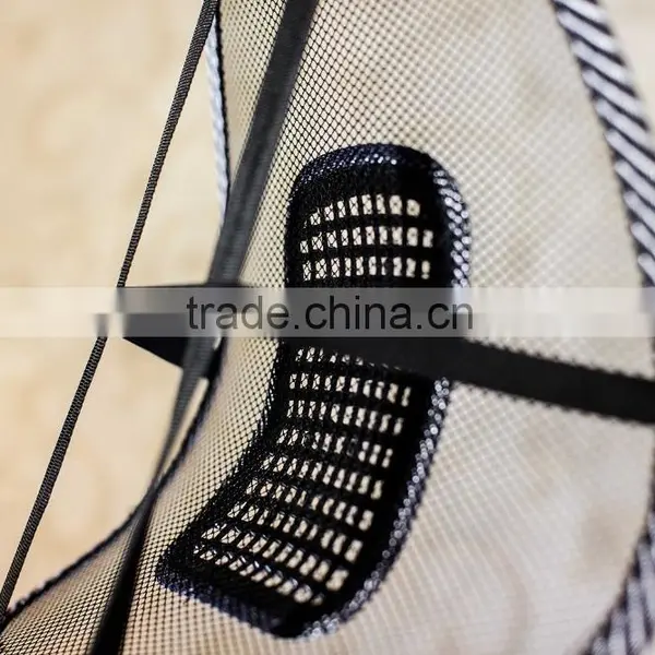 Slanted Stripes Lumbar Support Cushion Seat Back Muscle Car Home Office Chair Massager Waist Cushion photo-6