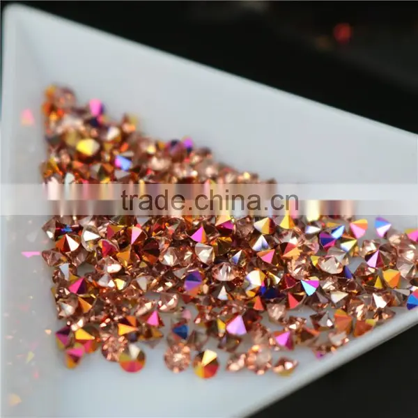 Wholesale Jet Diamond Flatback Rhinestone Non Hot Fix Crystal photo-5