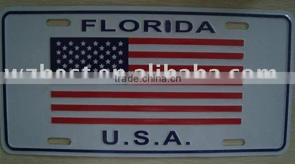 Aluminium License Plate Bike Plate Door Sign Plate/number Sign Plate