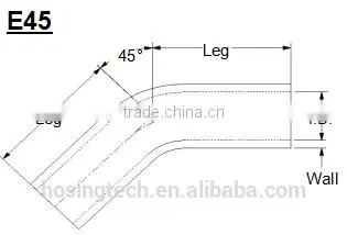 Large Diameter Flexible High Temperature Automotive 45 Degree Elbow Silicone Hose photo-6