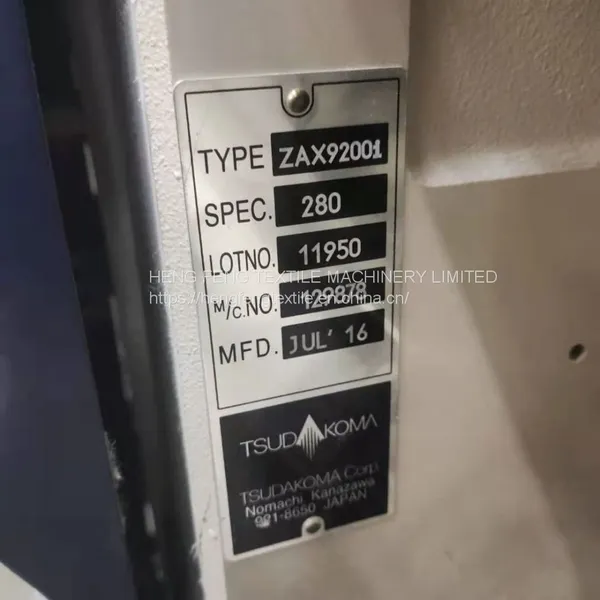 Second Hand Weaving Machine Tsudakoma ZAX9200i 280cm Used Air Jet Looms Year 2016 Staubli 1681 Cam photo-5