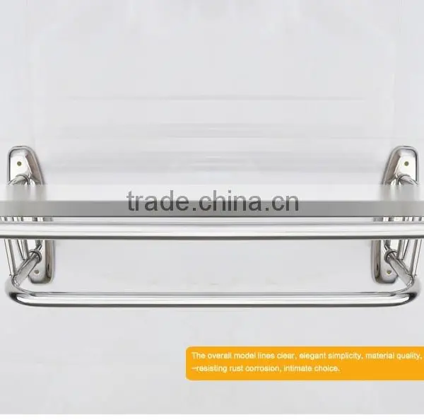 Wesda High Quality Stainless Steel Bathroom Bath Towel Shelf A002 photo-5