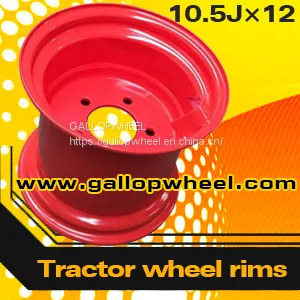 Steel Agricultural Tractor Wheel Rims 10.5x12 for 26x12-12 Tires