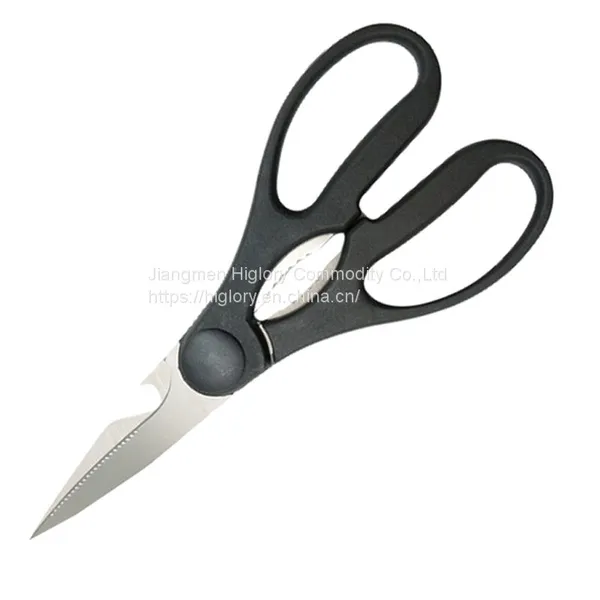 Hot Sell Kitchen Plastic Handle Multipurpose Shears Meat Stainless Steel Scissor photo-3