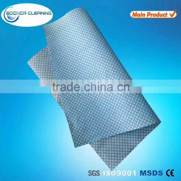 Fish-scale Printed Nonwoven Disposable Kitchen Cleaning Wipes photo-2