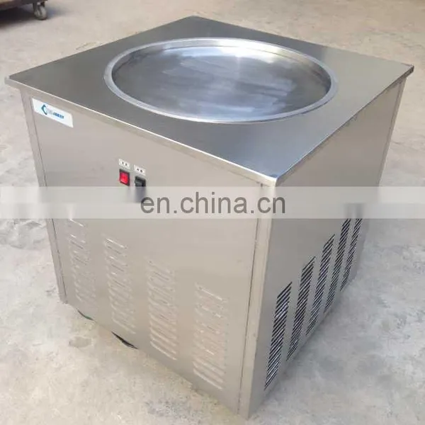 High Quality Single Pot Commercial Fried Ice Cream Roll Machine for Sale photo-4