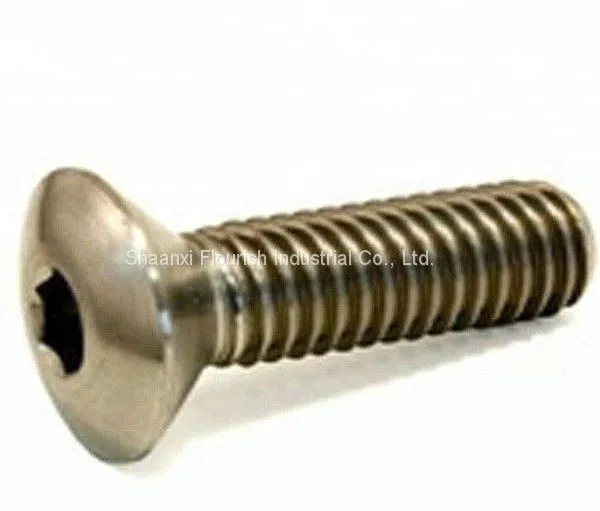 Stainless Steel Hexalobular Socket Head Cap Screw , Oval Countersunk Head Machine Screw