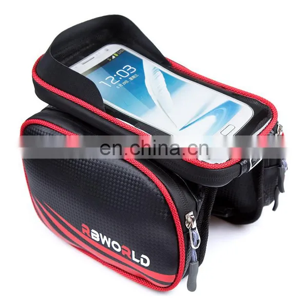 Waterproof Bike Phone Front Frame Bag Case Holder Cycling Top Tube Frame Bag Unisex photo-4