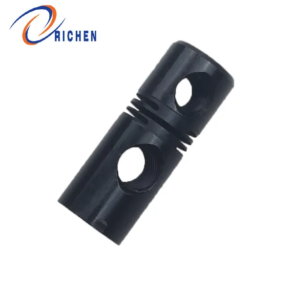 OEM CNC Turning Machining Aluminum Parts With Black Anodizing Surface Treatment for Industrial Equipment photo-4