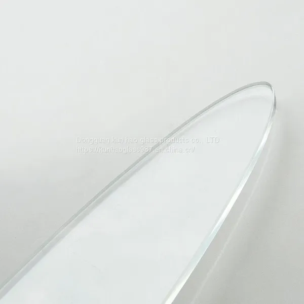 Small Size Glass Panel Processing 1mm 2mm Irregular Tempered Glass Equipment Cover Plate