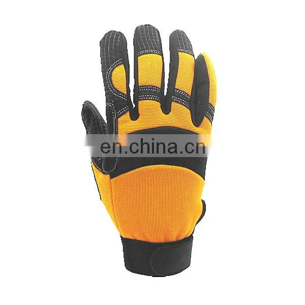 Construction Scaffolding Mechanics Synthetic Leather Hand Protective Gloves Touchntuff Saftey Gloves