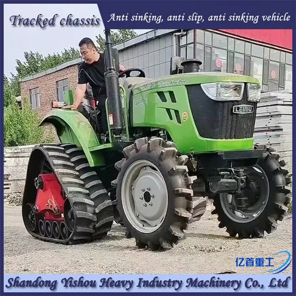 Tractor Modification With Anti Sinking Half Chain Track for Stable and Reliable Swamp Leveling photo-4