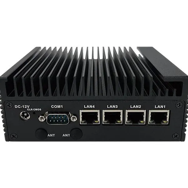 Box PC 4x GbE LAN 6x USB for Network Applicaiton Intel N100 CPU 4x Intel I226 2.5GbE LAN