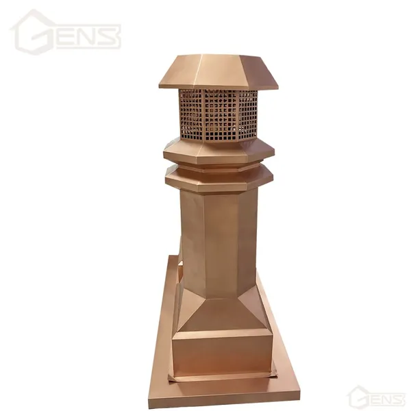 Copper Twin Chimney Cap photo-2
