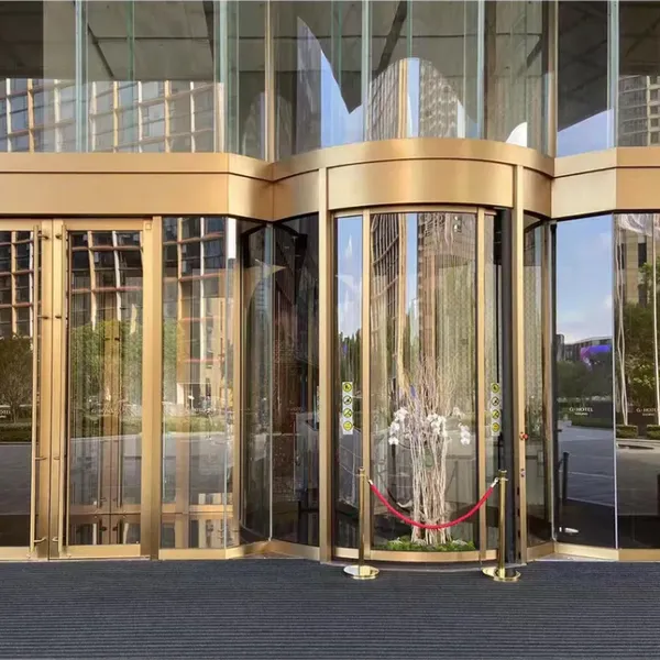 High Quality Customized Two Wings Automatic Revolving Door photo-5