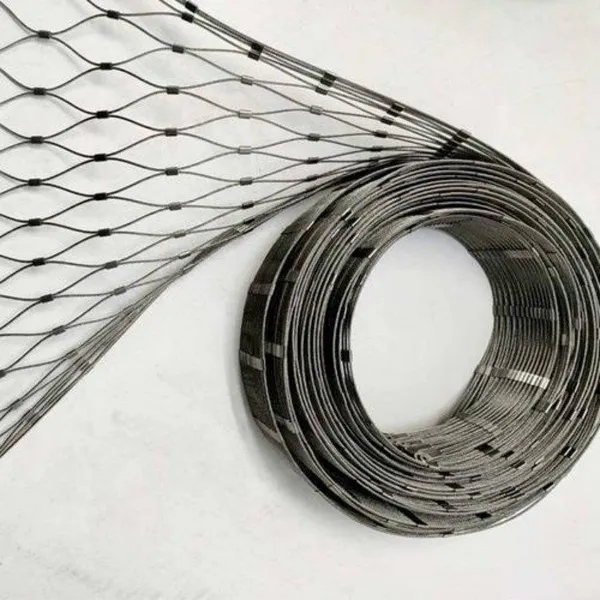 Flexible Stainless Steel Wire Rope Net for Fall Protection and Safety Barrier System