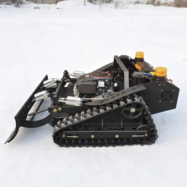 All Season Crawler Gasoline Single Cylinder 452cc 4-Stroke Multi Function Lawn Mowing and Snow Pushing Machine