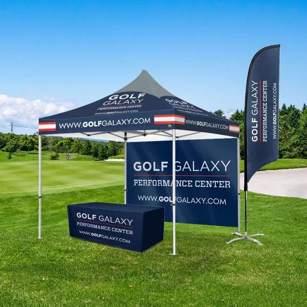 Custom Canopy Tents 10x10 ft Canopy Tent Heavy-duty & 100% Waterproof With Full Color Print Cover Kits
