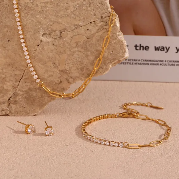 Wholesale 316L Stainless Steel Chain Necklace Waterproof Anti-tarnish With 2-Year Warranty