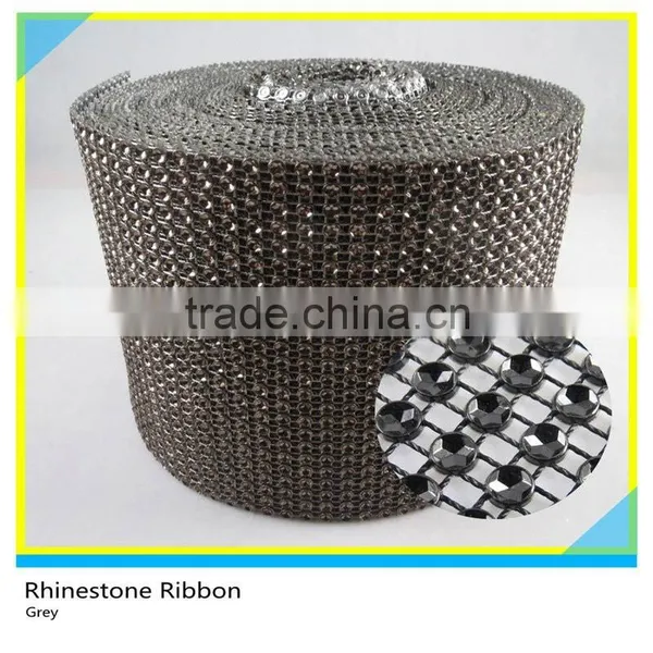 24 Rows 10 Yards Apricot Color Plastic Rhinestone Wrap For Party Loose photo-2