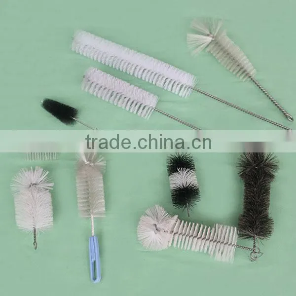 Baby Bottle Tube Brush Cleaning Brush Various Sizes/shapes /bristle Nylon +iron Wire Test Tube Brush for Cleaning