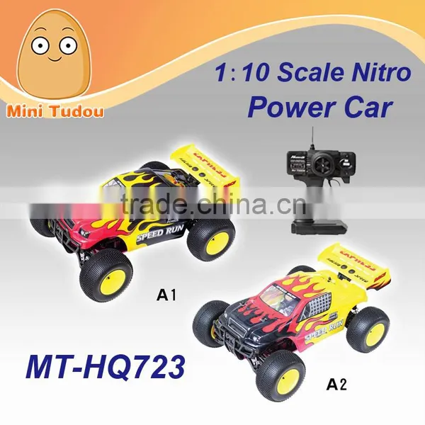 1:10 Scale Nitro Powered Car Petrol Remote Control Cars Gas rc Truck 1/10 Scale Gas Powered rc Truck photo-4