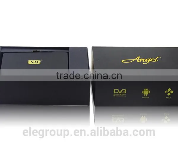 New DVB-S2+T2+Cable+IPTV Satellite tv Receiver Openbox v8 Angel Android4.4 Box With Kodi photo-4