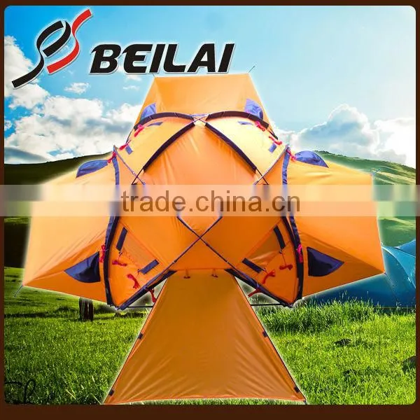 3 Functions Family Outdoor Camping Tent for 6 Persons