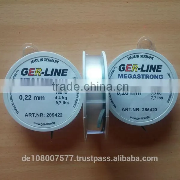 German Monofilament Nylon Fishing Line Super Quality With Great Strenghth and Resistance 500M Clear