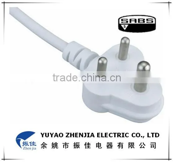 SABS South Africa Power Plug 3 Round Pin / South Africa Power Plug photo-3