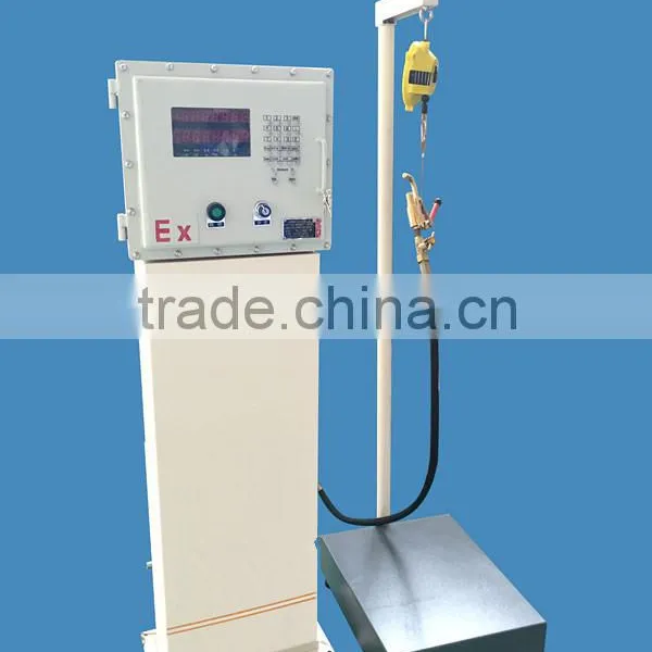 LPG cylinder filling weight scale machine 2-120KG connect to PC