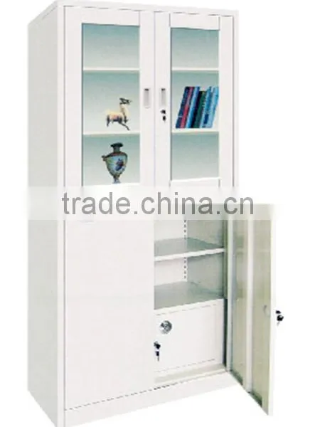 Modern Library Bookcase Wicker Metal Bookcase photo-3