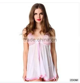 Lace Splicing Dress With G-String photo-3