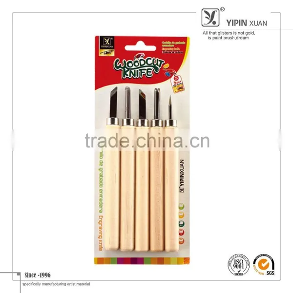 5pcs Best Quality Woodcut Knife Set