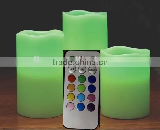 Set of 3 LED Candles With Remote Control photo-4