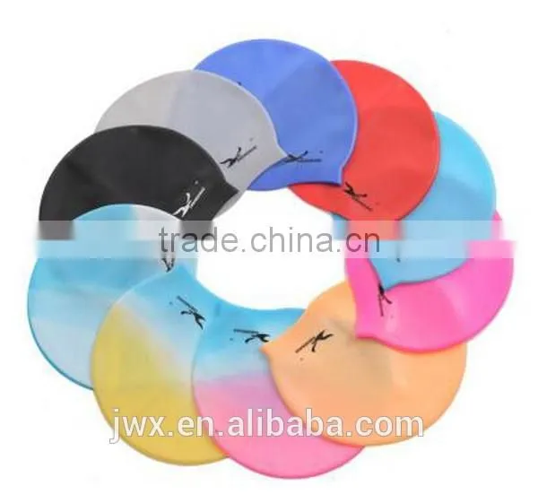 Orange Adult Silicone Cap With Number Printing Quality Choice photo-5