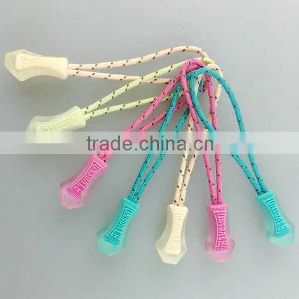 Colorful PVC Customized Zip Pullers